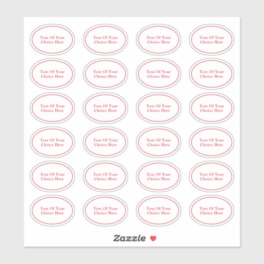 ビジネス |ホビー |楕円ラベルをテキストに付ける シール (シート)