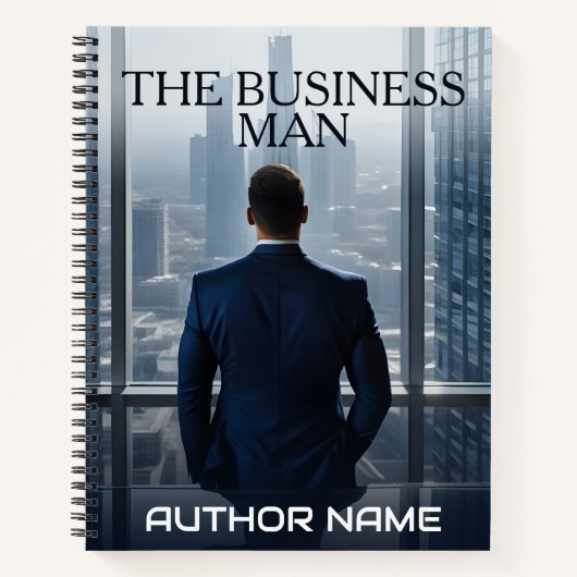 ビジネス マン ブック カバー インスピレーション ノートブック (正面)