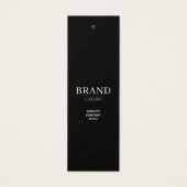 ビジネス ミニマリスト ブランド名 アパレル ハングタグ (正面)