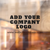 ビジネス ロゴとウェブサイトの URL 会社 ウィンドウサイン (シート2)