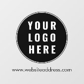 ビジネス ロゴとウェブサイトの URL 法人 ウィンドウサイン (シート)