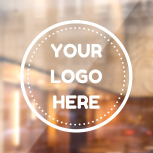 ビジネス ロゴのアップロード カスタム オペーク 企業ロゴ ウィンドウサイン