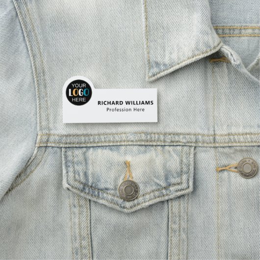 ビジネス ロゴ カスタム スタッフ ID 名札 (インサイチュ)