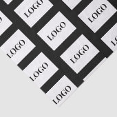 ビジネス ロゴ カスタム ブラック 薄葉紙 (詳細)