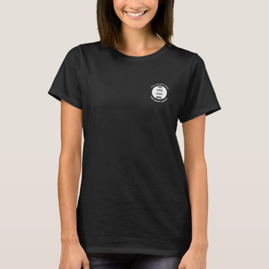 ビジネス ロゴ カスタム Tシャツ (正面)
