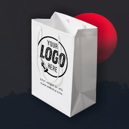 ビジネス ロゴ カンパニー プロフェッショナル コーポレート ミディアムペーパーバッグ