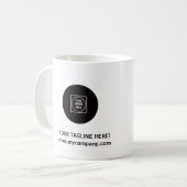 ビジネス ロゴ コーポレート プロモ 企業 マグカップ (正面左)