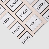 ビジネス ロゴ ニュートラル ベージュ カスタム 薄葉紙 (詳細)