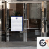 ビジネス ロゴ ネイビーブルー ホワイトボード やることリスト ウィンドウサイン (オフィスドア)