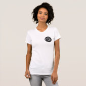 ビジネス ロゴ ブランドの表裏 Tシャツ (正面フル)