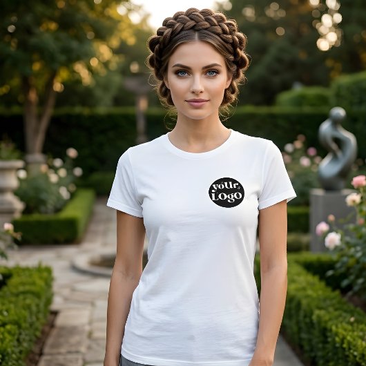 ビジネス ロゴ ブランドの表裏 Tシャツ