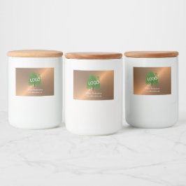 ビジネス ロゴ プロモーション用品 銅 フードラベル