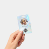ビジネス ロゴ ホログラフィック 従業員 写真 ID カード バッジ (手持ち)