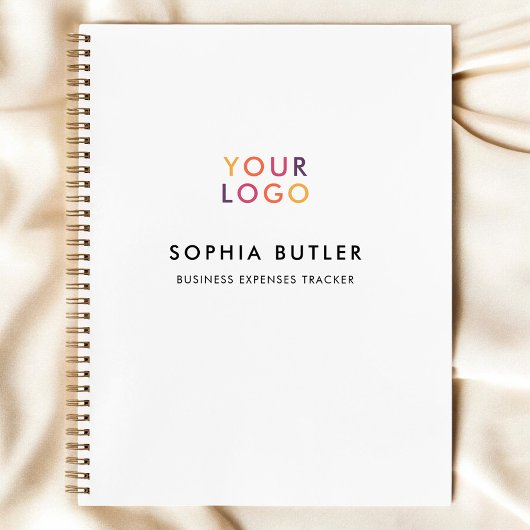 ビジネス ロゴ ミニマル ホワイト ノートブック