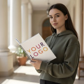 ビジネス ロゴ ミニマル ホワイト ノートブック