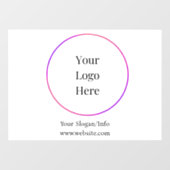 ビジネス ロゴ モダン カスタマイズ可能なテンプレート ウィンドウサイン (シート)