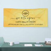 ビジネス ロゴ モダン プロフェッショナル 6フィート バナー 横断幕 (トレードショー)