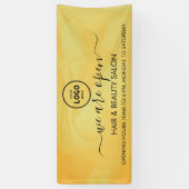 ビジネス ロゴ モダン プロフェッショナル 6フィート バナー 横断幕 (縦)