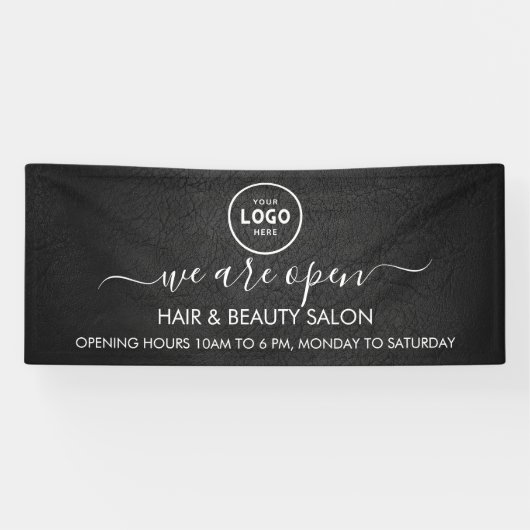 ビジネス ロゴ モダン プロフェッショナル 6フィート バナー 横断幕 (横)