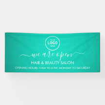 ビジネス ロゴ モダン プロフェッショナル 6フィート バナー