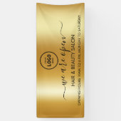 ビジネス ロゴ モダン プロフェッショナル 6フィート バナー 横断幕 (縦)