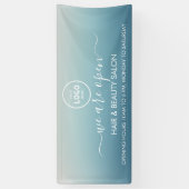 ビジネス ロゴ モダン プロフェッショナル 6フィート バナー 横断幕 (縦)