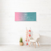 ビジネス ロゴ モダン プロフェッショナル 6フィート バナー 横断幕 (インサイチュ)