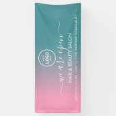 ビジネス ロゴ モダン プロフェッショナル 6フィート バナー 横断幕 (縦)