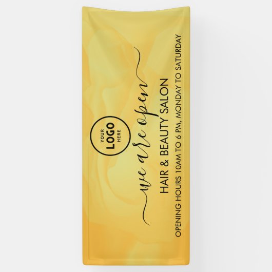 ビジネス ロゴ モダン プロフェッショナル 6' バナー 横断幕 (縦)