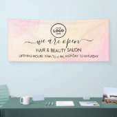 ビジネス ロゴ モダン プロフェッショナル 6' バナー 横断幕 (トレードショー)