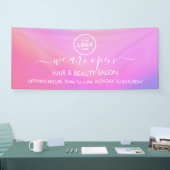 ビジネス ロゴ モダン プロフェッショナル 6' バナー 横断幕 (トレードショー)