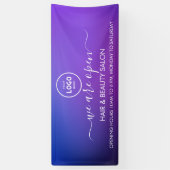 ビジネス ロゴ モダン プロフェッショナル 6' バナー 横断幕 (縦)