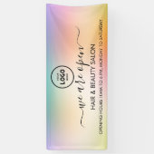 ビジネス ロゴ モダン プロフェッショナル 6' バナー 横断幕 (縦)