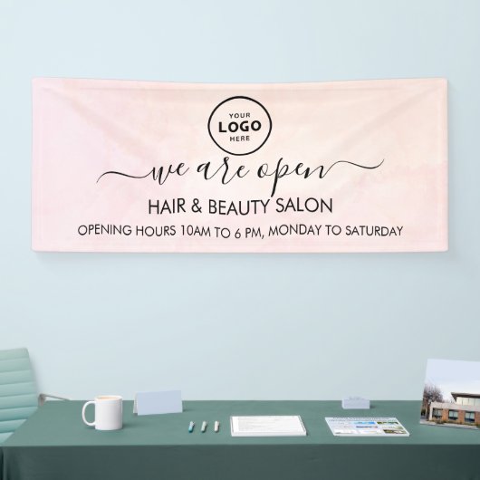 ビジネス ロゴ モダン プロフェッショナル 6' バナー 横断幕 (トレードショー)