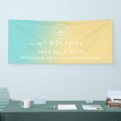 ビジネス ロゴ モダン プロフェッショナル 6' バナー 横断幕 (トレードショー)