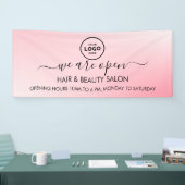 ビジネス ロゴ モダン プロフェッショナル 6' バナー 横断幕 (トレードショー)