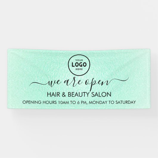 ビジネス ロゴ モダン プロフェッショナル 6' バナー 横断幕 (横)