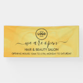 ビジネス ロゴ モダン プロフェッショナル 6 フィート バナー 横断幕 (横)