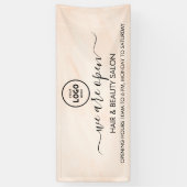 ビジネス ロゴ モダン プロフェッショナル 6 フィート バナー 横断幕 (縦)