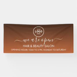 ビジネス ロゴ モダン プロフェッショナル 6 フィート バナー 横断幕