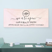 ビジネス ロゴ モダン プロフェッショナル 6 フィート バナー 横断幕 (トレードショー)