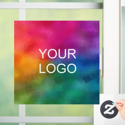 ビジネス ロゴ モダン ミニマル クリーン スリム プロモーション ウィンドウサイン (ホーム)