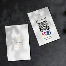 ビジネス ロゴ | モダン QR コード ソーシャル テンプレート