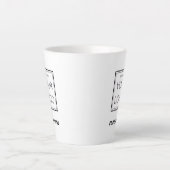 ビジネス ロゴ 会社名 ブランド プロモーション カフェラテマグ (正面)