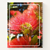 ビジネス ロゴ 夏のポフツカワの花 自然 ノートブック (裏面)