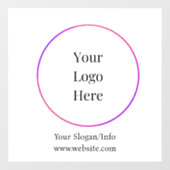 ビジネス ロゴ | 現代の企業テンプレート ウィンドウサイン (シート)