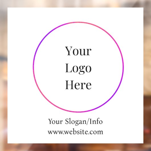 ビジネス ロゴ | 現代の企業テンプレート ウィンドウサイン (シート2)