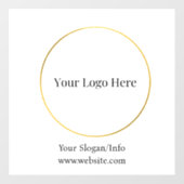 ビジネス ロゴ | 現代の企業テンプレート ウィンドウサイン (シート)