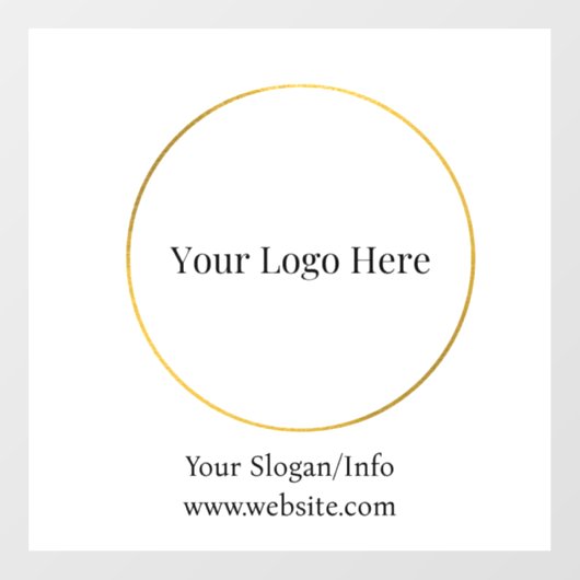 ビジネス ロゴ | 現代の企業テンプレート ウィンドウサイン (シート)