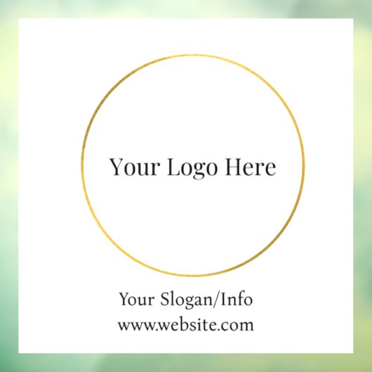 ビジネス ロゴ | 現代の企業テンプレート ウィンドウサイン (シート3)